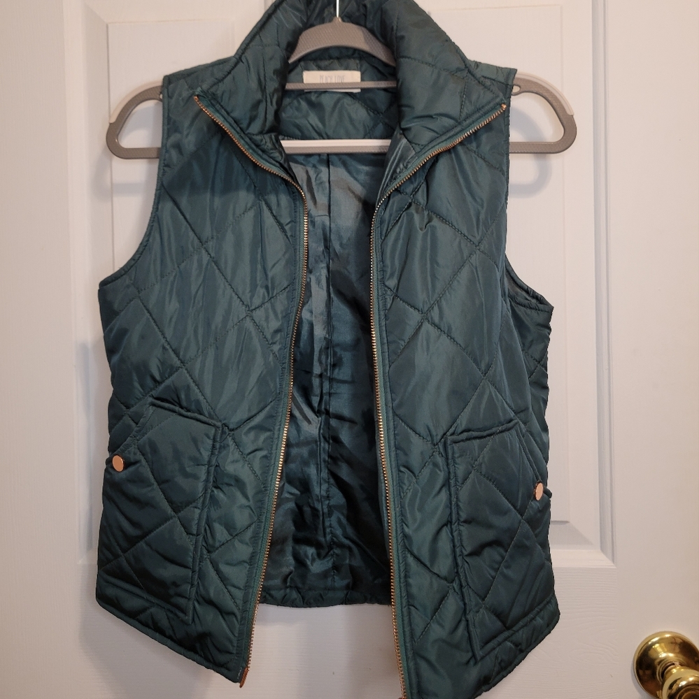 Peach Love zip up vest